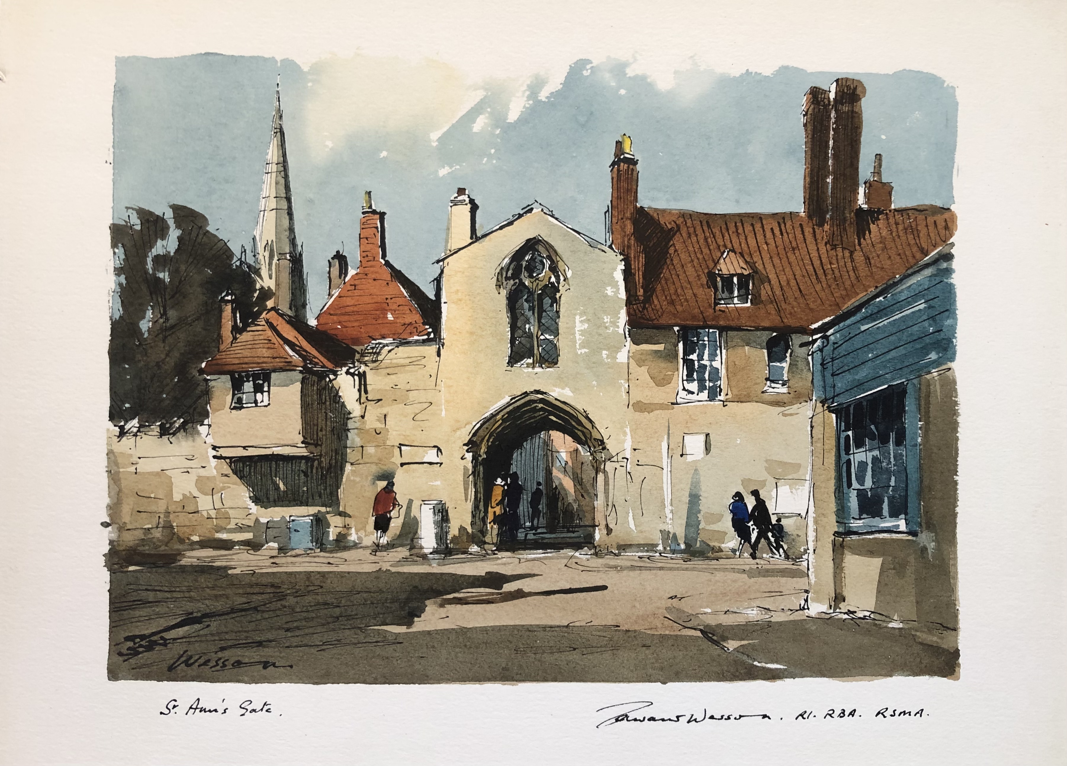 St. Anne’s gate, Salisbury, Wiltshire