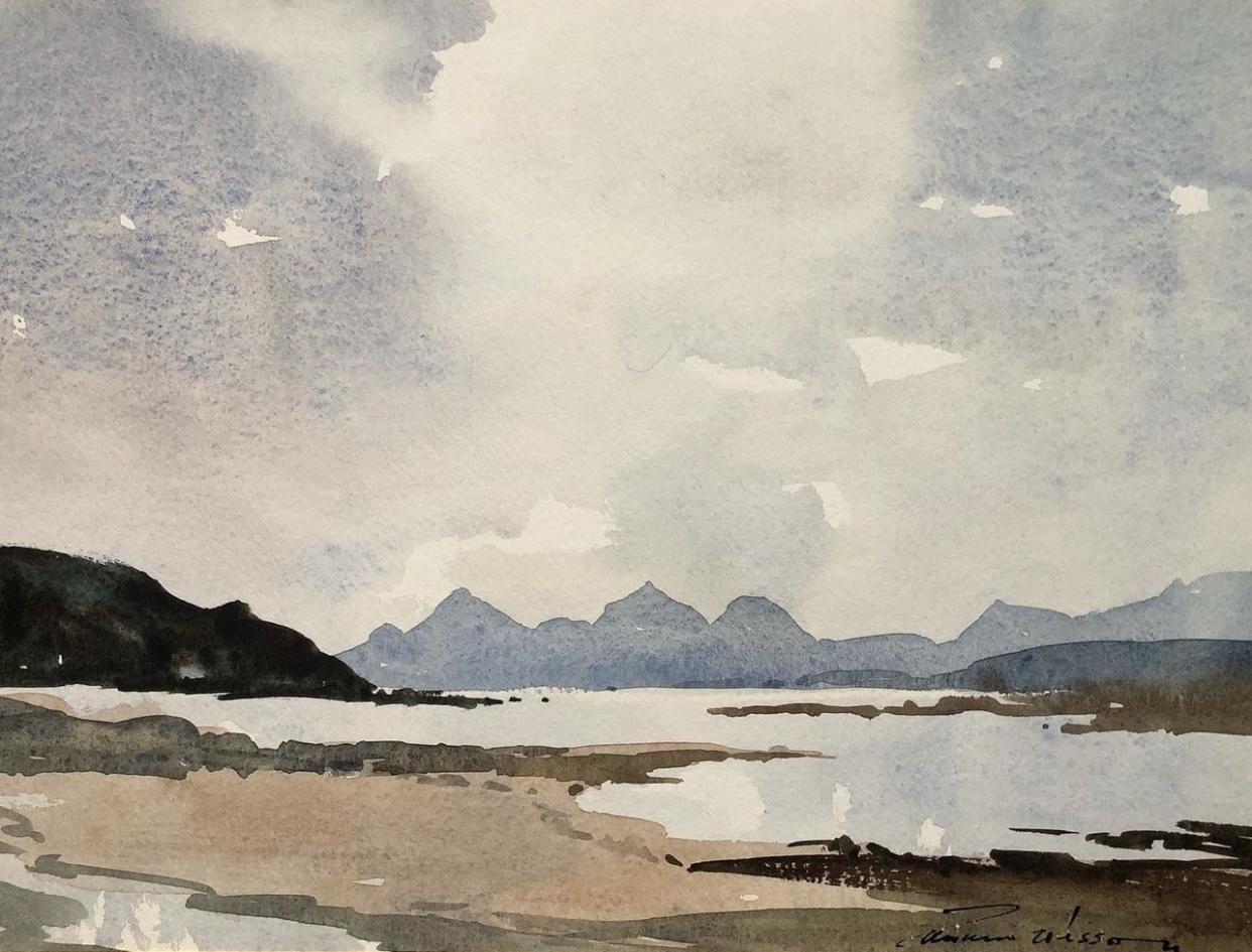 The Cuillins from Redpoint, Gairloch